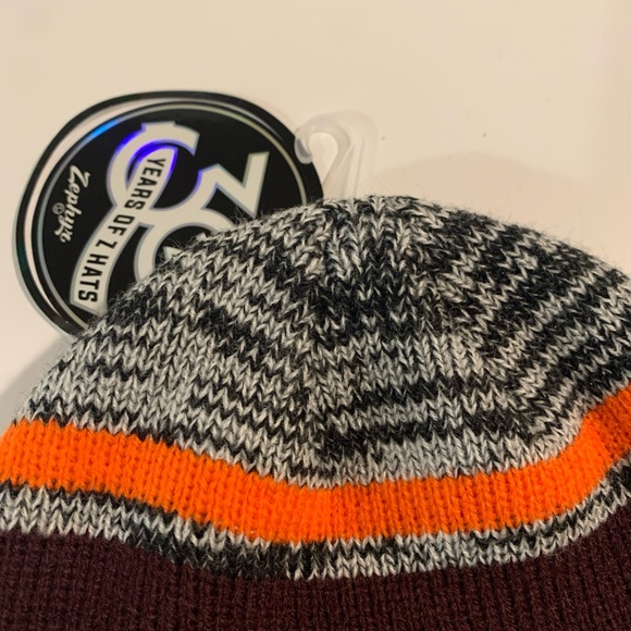 Virginia Tech Hokies ACC Gobblers Beanie Winter Knit Ski Hat Zephyr Brand New - Picture 3 of 7